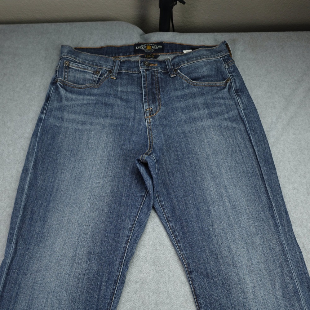 Lucky Brand Jeans Women 12/31 Blue Bootcut Easy Rider Stretch Denim - Picture 2 of 16